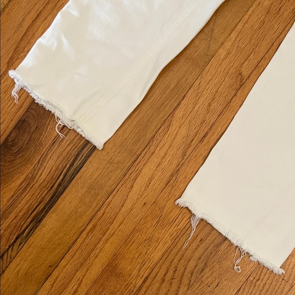 Agolde White Straight Leg Women's Jeans - Picture 4 of 5